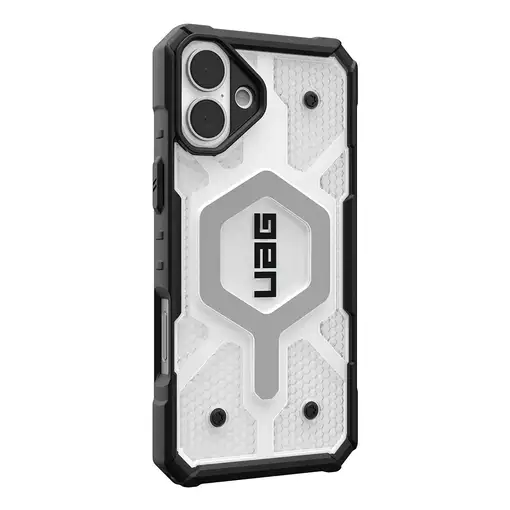 U by UAG Pathfinder Clear funda para teléfono móvil 17 cm (6.7'') Negro, Plata
