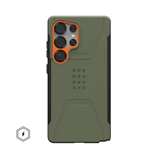 Urban Armor Gear Civilian funda para teléfono móvil 17,3 cm (6.8'') Oliva, Naranja