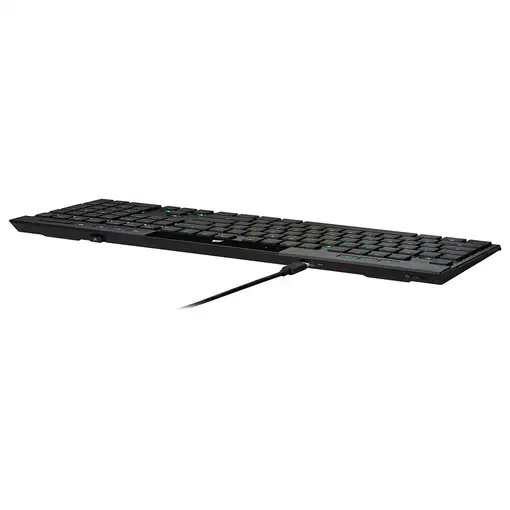 Corsair K100 RGB AIR teclado Juego USB + RF Wireless + Bluetooth QWERTZ Alemán Neg