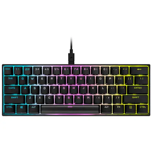 Corsair K65 RGB MINI 60% Mechanical Gaming teclado Juego USB QWERTY Inglés, Españo