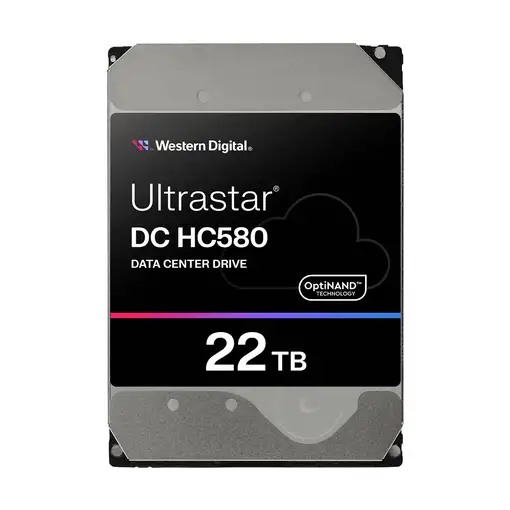 Western Digital Ultrastar DC HC580 disco duro interno 22 TB 7200 RPM 512 MB 3.5" S