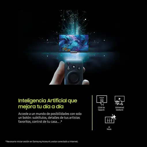 Televisor QLED 85'' 4K Ultra HD Gris Smart TQ85Q8FAAUXXC SAMSUNG