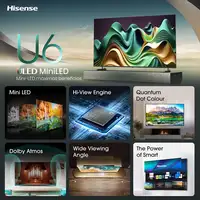 Televisor ULED 65'' 4K Ultra HD Gris Smart 20013481 HISENSE