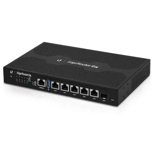 Ubiquiti EdgeRouter 6P router Gigabit Ethernet Negro