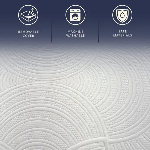 The White Stone Colchón 160x190 Muelles Ensacados y Espuma Viscoelástica | Altura