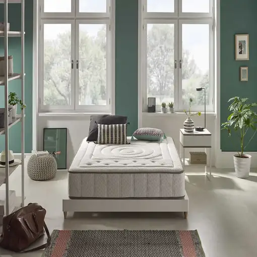 Colchón SuperSoft Cashmere Premier Gel, 27cm, 200 x 200 cm - Moonia