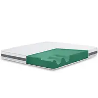 The White Stone Colchón Basic de plaza y media 130x205 Memory|H16 cm|M. in Italy