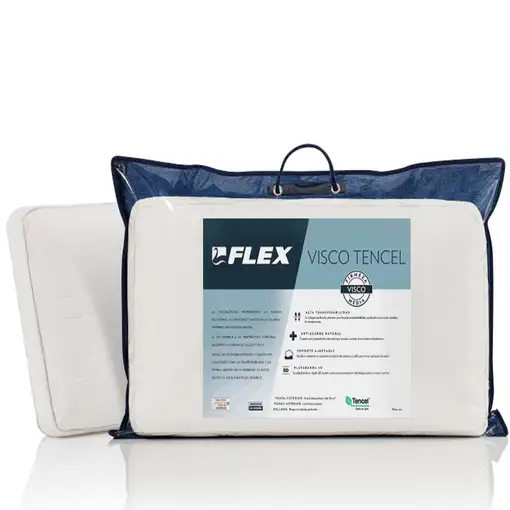Almohada Flex Visco Tencel Viscoelástica (70 cm)