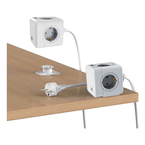 JOCCA 1577 regleta inteligente 3 salidas AC 1,5 m 2 3680 W Blanco