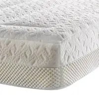 Colchón 70x140 Cuna 14cm Safetech HR Capa de Visco y Funda Extraíble