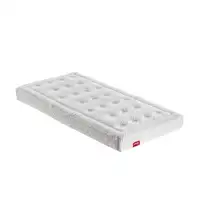 Colchón 70x140 Cuna 12cm Safetech HR Capa de Visco y Funda Extraíble