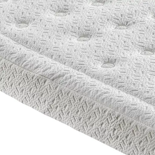Colchón 70x140 Cuna 12cm Safetech HR Capa de Visco y Funda Extraíble