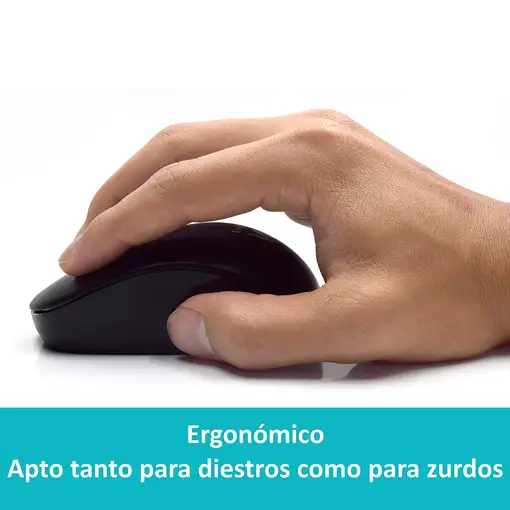 Ewent EW3256 teclado Ratón incluido Universal RF inalámbrico QWERTY Español Negro