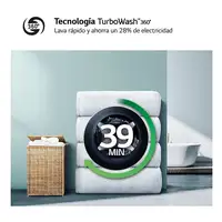 LG F4WR6013AGW lavadora Carga frontal 13 kg 1360 RPM Blanco