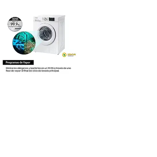 Lavadora carga frontal 11 kg 1400 RPM Blanco WW11BBA046TWEC SAMSUNG