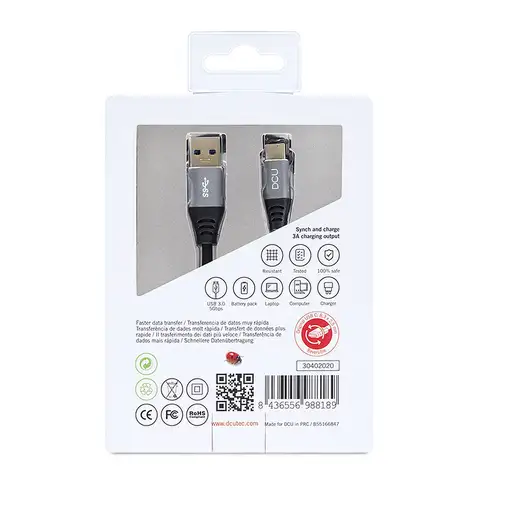 DCU Advance Tecnologic 30402020 cable USB USB 3.2 Gen 1 (3.1 Gen 1) 1,5 m USB A US