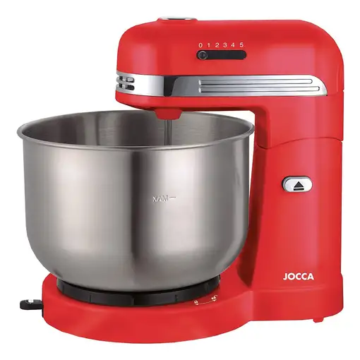 JOCCA 1586 robot de cocina 350 W 3,5 L Rojo, Acero inoxidable