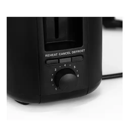 JOCCA 2312 tostadora 6 4 rebanada(s) 1400 W Negro