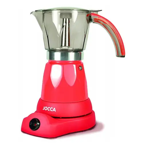 Cafeteras italianas Rojo 6 cups 5449R JOCCA