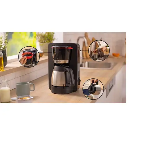 Cafeteras goteo Manual Negro 1.1 L 12 cups TKA5M253 BOSCH
