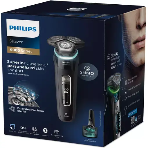 Philips SHAVER Series 9000 S9976/55 Afeitadora eléctrica Wet & Dry con SkinIQ