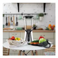 JOCCA 2311 licuadora 1 L Batidora de vaso 350 W Negro, Transparente