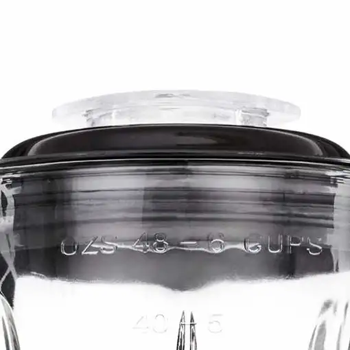 Haeger LQ-600.007A licuadora 1,5 L Batidora de vaso 600 W Negro, Acero inoxidable,