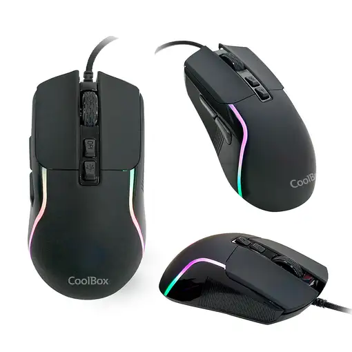 CoolBox Pack gaming DeepX-Wing 2 teclado Ratón incluido Juego USB QWERTY Español N