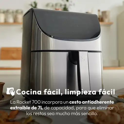 MasterPro ROCKET 700 - Freidora de Aire - 12 Programas