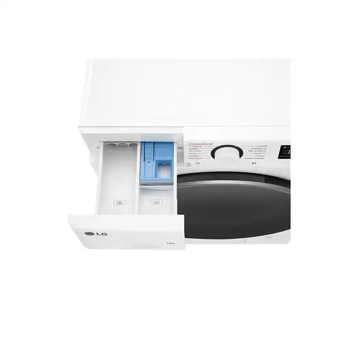 LG F4WR6010A1W lavadora Carga frontal 10 kg 1400 RPM Blanco