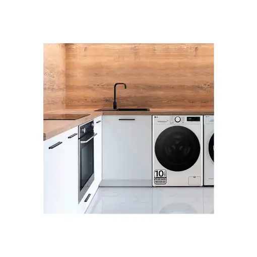 LG F4WR6010A1W lavadora Carga frontal 10 kg 1400 RPM Blanco