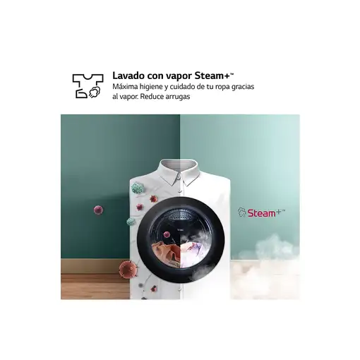 LG F4WR6011AGW lavadora Carga frontal 11 kg 1350 RPM Blanco