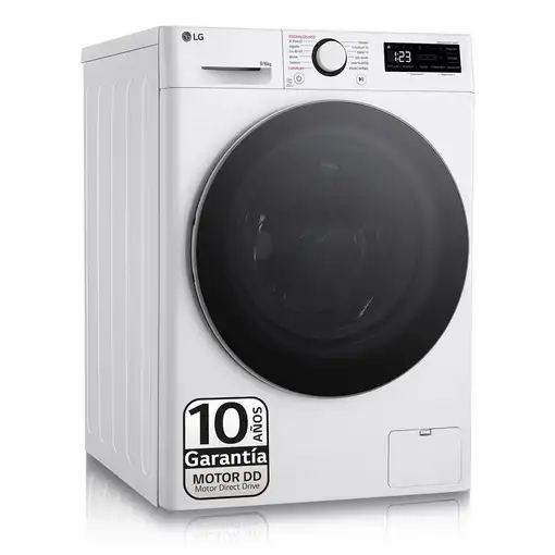 LG F4DR6009A1W lavadora-secadora Independiente Carga frontal Blanco D