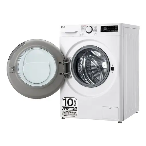 LG F4DR6009A1W lavadora-secadora Independiente Carga frontal Blanco D
