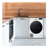 LG F4DR6009A1W lavadora-secadora Independiente Carga frontal Blanco D