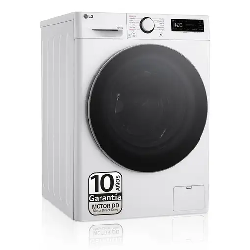 LG F4DR6010A1W lavadora-secadora Independiente Carga frontal Blanco D