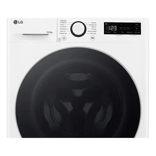 LG F4DR6010A1W lavadora-secadora Independiente Carga frontal Blanco D