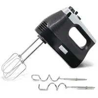 Batidora de Varillas Eléctrica Amasadora 5 Velocidades + Turbo,HM1174BLK, Briebe Batidora de Varillas Eléctrica Amasadora 5 Velocidades + Turbo,HM1174BLK, Briebe