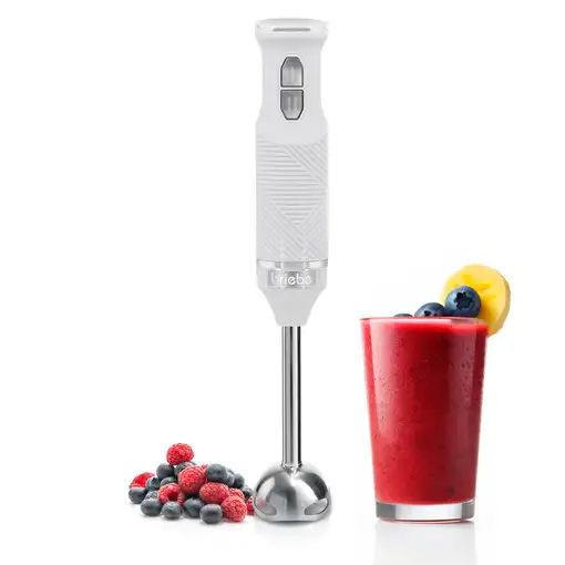 Batidora de Mano Brazo Desmontable, Diseño Ergonómico, HB1173WHT, Blanco, Briebe