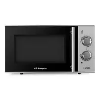 Orbegozo MIG 2321 Negro, Acero inoxidable Microondas con grill Encimera 23 L 900 W
