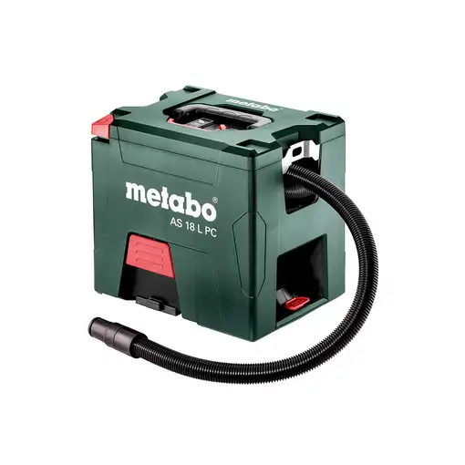 Aspiradora de tambor Secar Bolsa para el polvo AS 18 L PC 7,5 L METABO Aspiradora de tambor Secar Bolsa para el polvo AS 18 L PC 7,5 L METABO