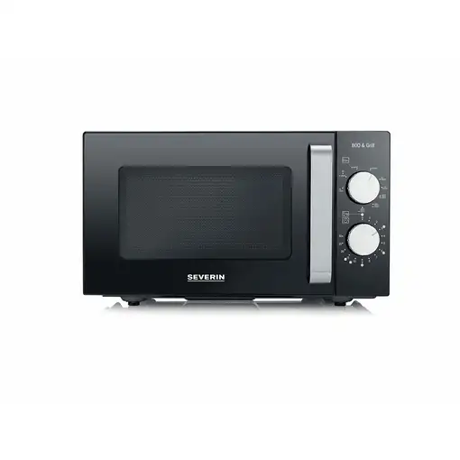 Severin MW 7762 microondas Negro, Acero inoxidable Microondas con grill Encimera 2