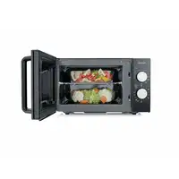 Severin MW 7762 microondas Negro, Acero inoxidable Microondas con grill Encimera 2