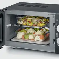 Severin MW 7762 microondas Negro, Acero inoxidable Microondas con grill Encimera 2