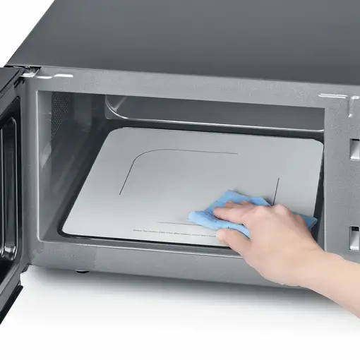 Severin MW 7762 microondas Negro, Acero inoxidable Microondas con grill Encimera 2