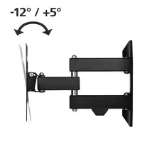 Hama | Soporte de Pared para televisores de 19 a 48'', 2 brazos, Giratorio 180°, in