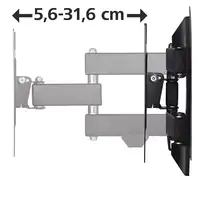 Hama | Soporte de Pared para televisores de 19 a 48'', 2 brazos, Giratorio 180°, in
