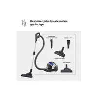 LG VK8506NHAC aspiradora 1,2 L Secar 650 W Sin bolsa