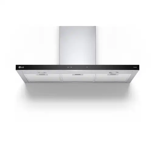 LG HCEZ3626S campana Encastrada Negro, Acero inoxidable A 600 m³/h