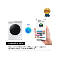 Samsung WW90T936DSH lavadora Carga frontal 9 kg 1600 RPM Blanco